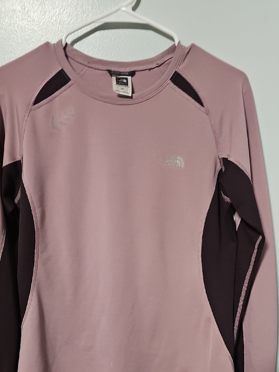 The North Face Tops - The North Face Dusty Pink and Plum Flight Series Performance Long Sleeve